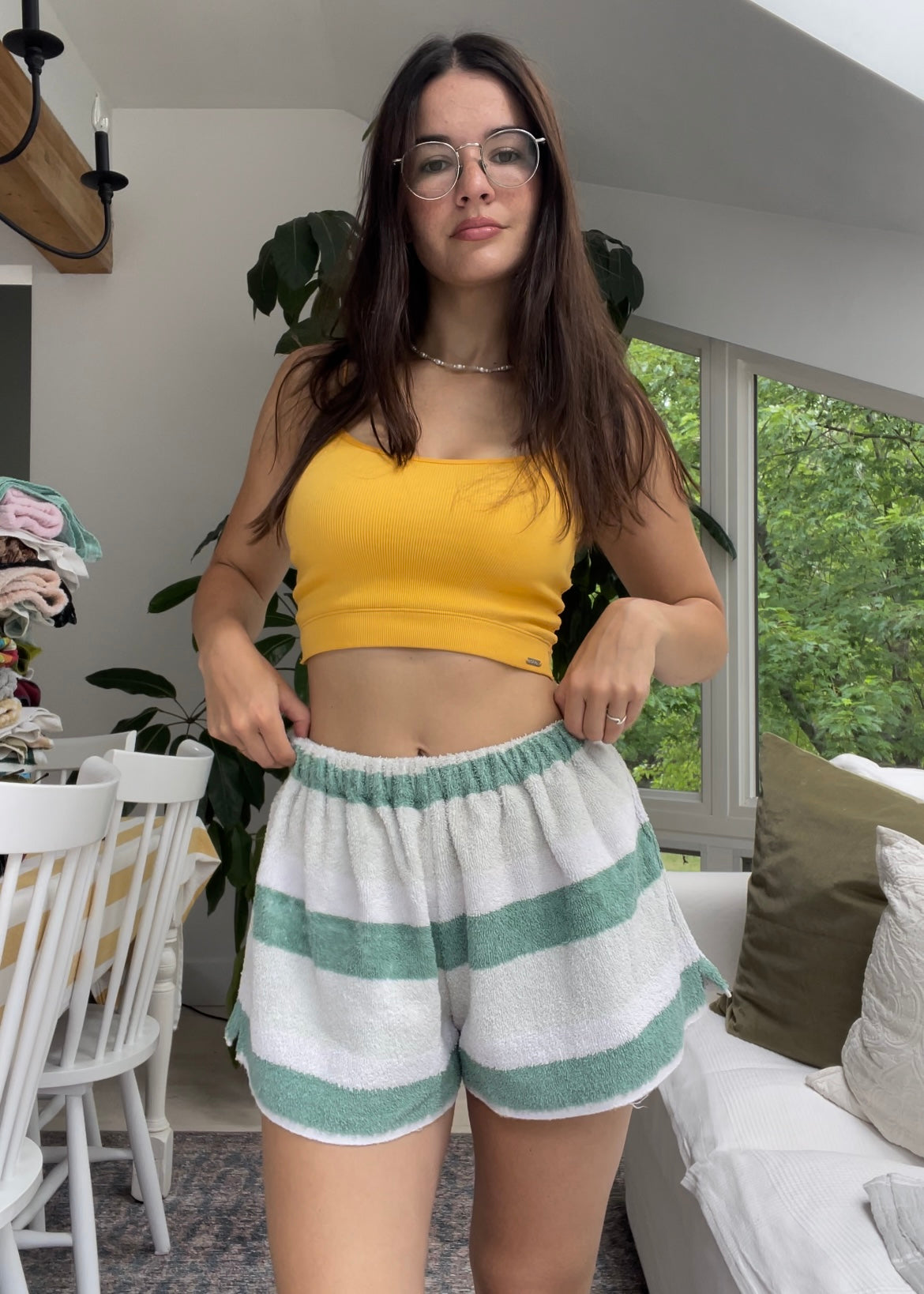 Towel short - Cucumber cool
