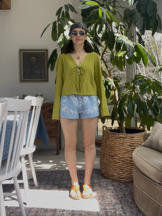 Towel short - Baby blue