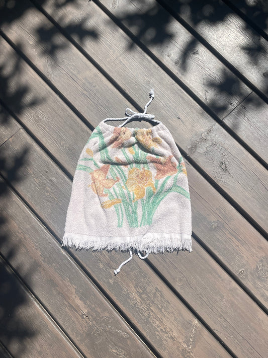 Towel top - Warm flower