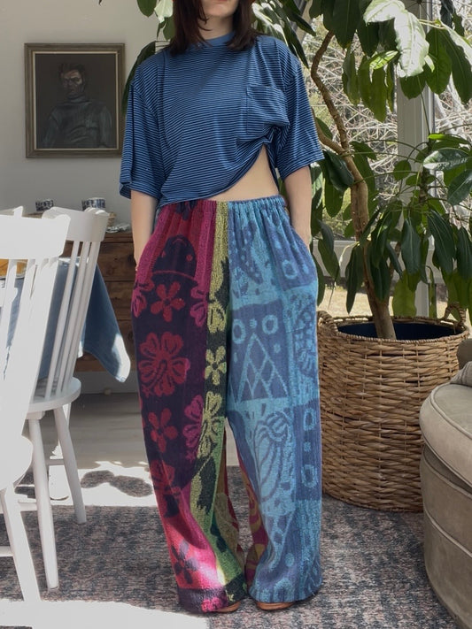 Towel pant - Bird of paradise