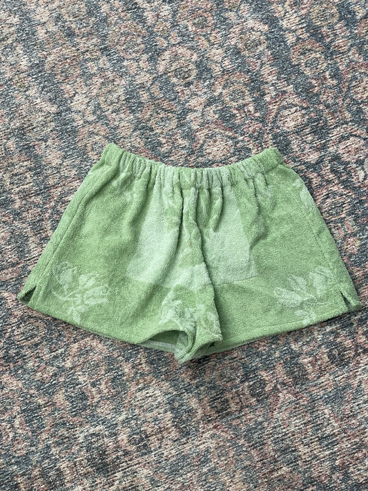 Towel short - Spring green