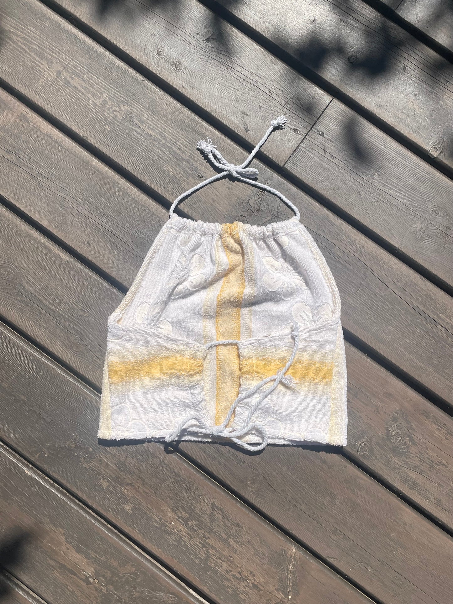 Towel top - Orange flower