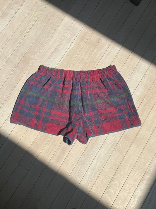 Towel short - Plaid