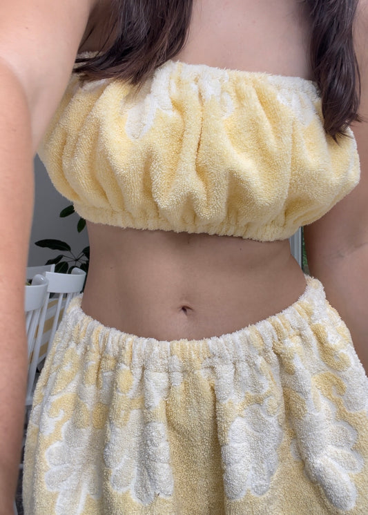 Towel set - Butter yellow