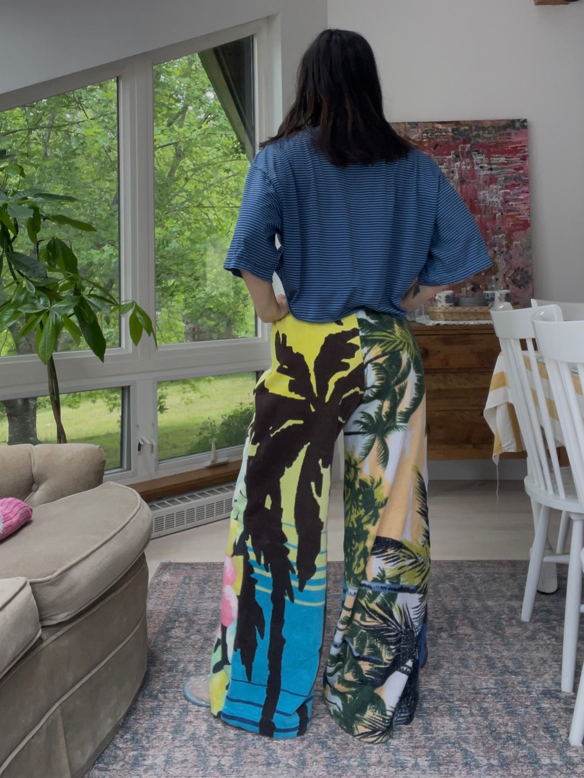Towel pant - Palms