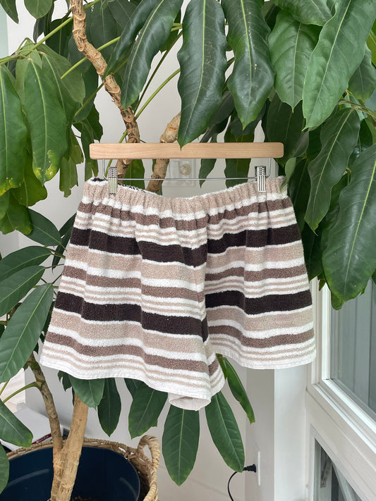 Towel set - Chocolate stripes