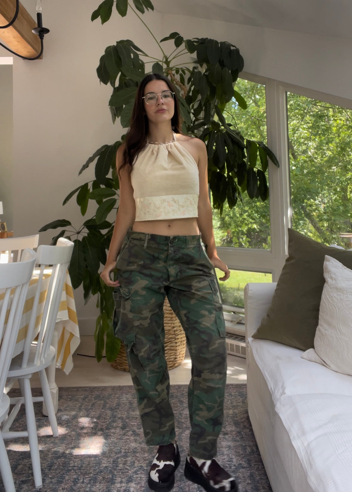 Towel top - Dainty butterfly
