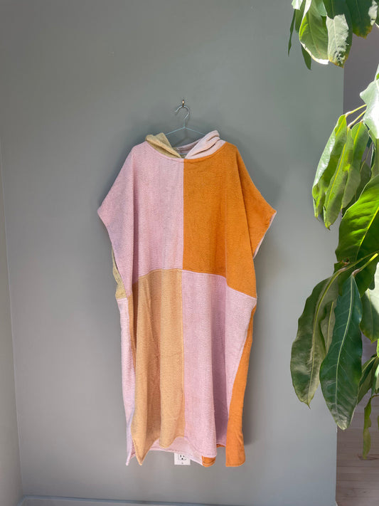 Towel poncho - sunset