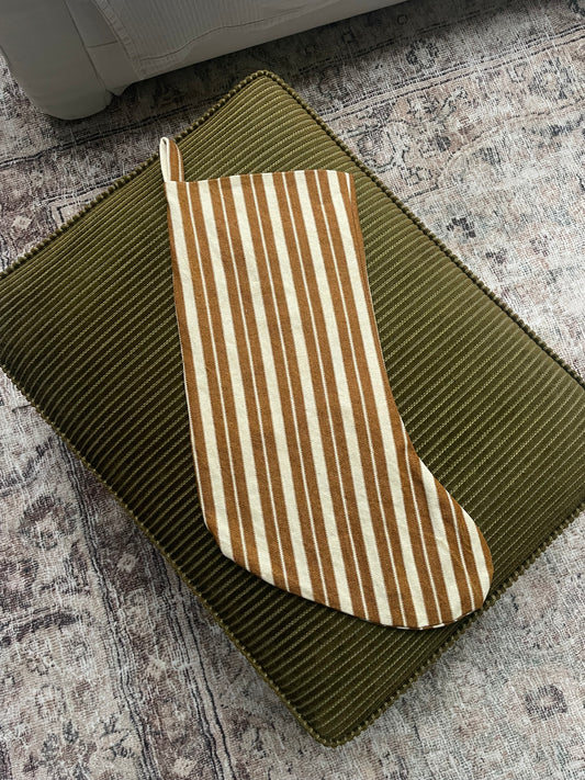 Stocking - Brown stripe