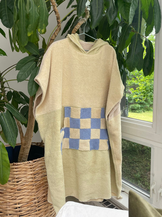Towel poncho - Yellow