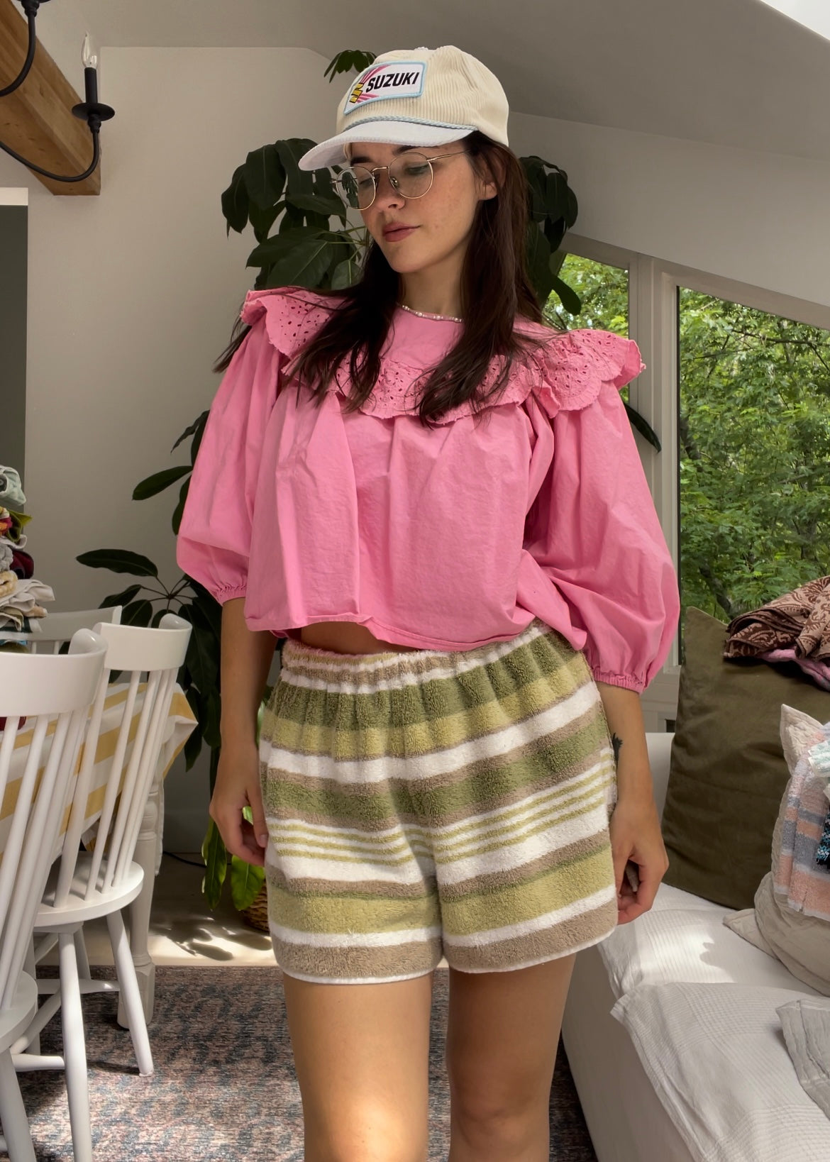 Towel short - Olive