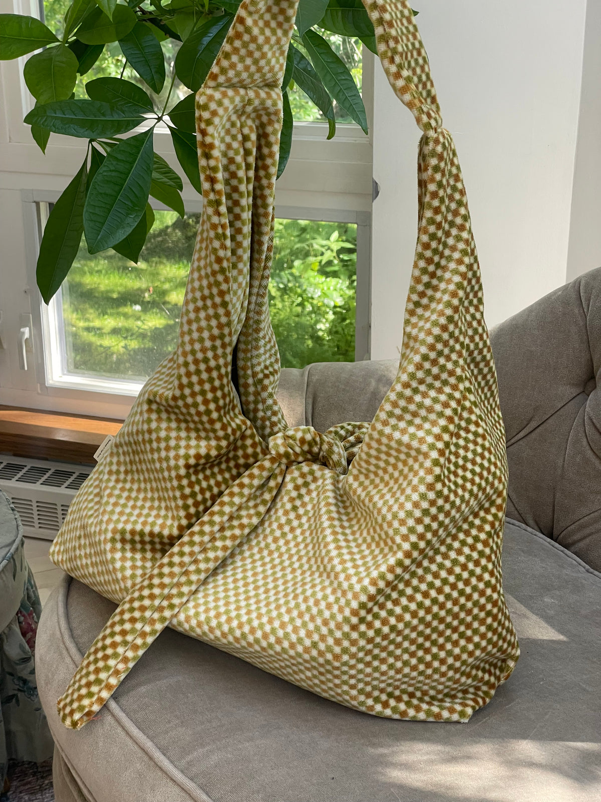 Slouch bag - checkered