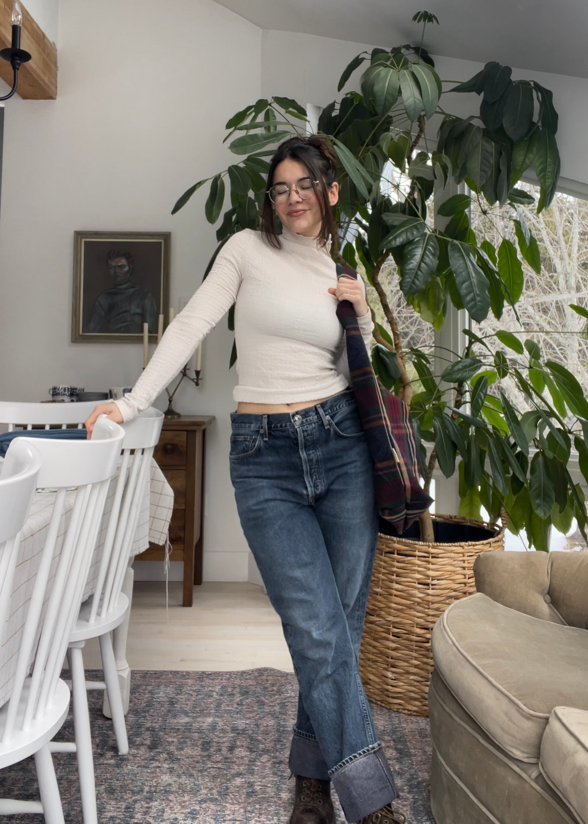 Slouch bag - Preppy plaid