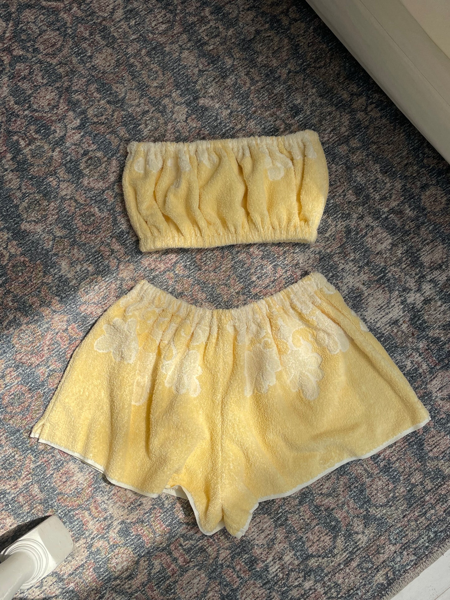 Towel set - Butter yellow