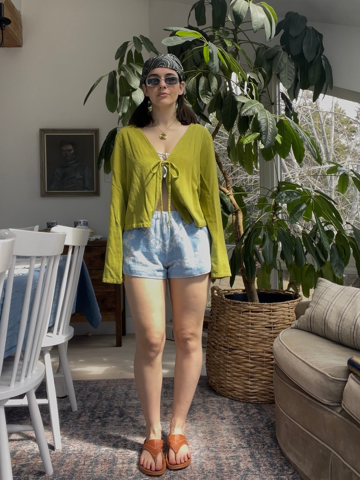 Towel short - Baby blue