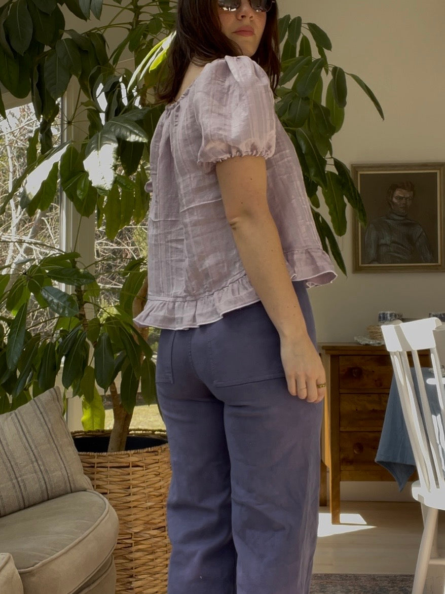 Lavender blouse