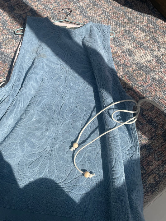 Towel coverup - Dusty blue