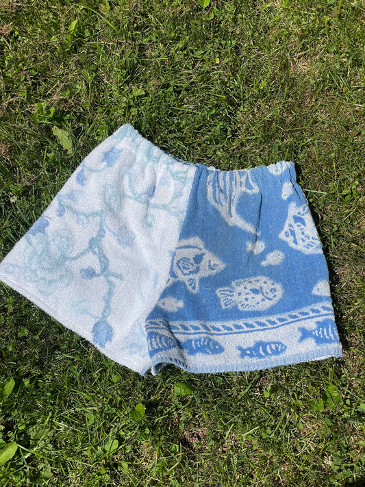 Towel short - Deep blue sea