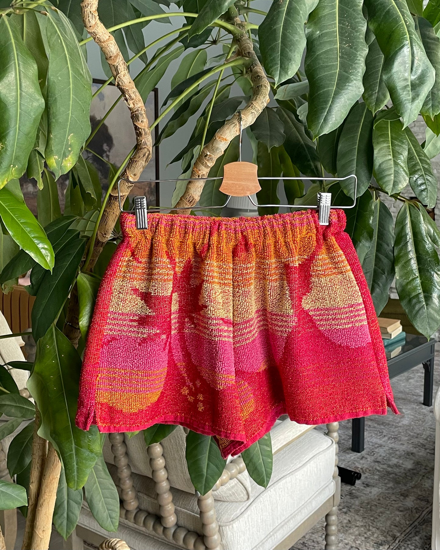 Towel short - Cherry hibiscus