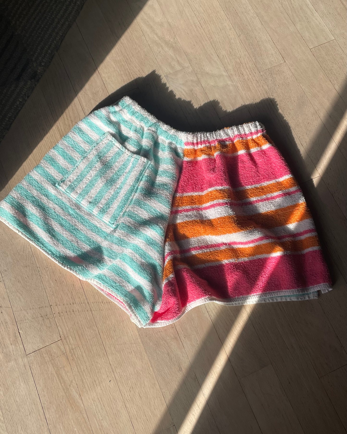 Towel short - Double stripe