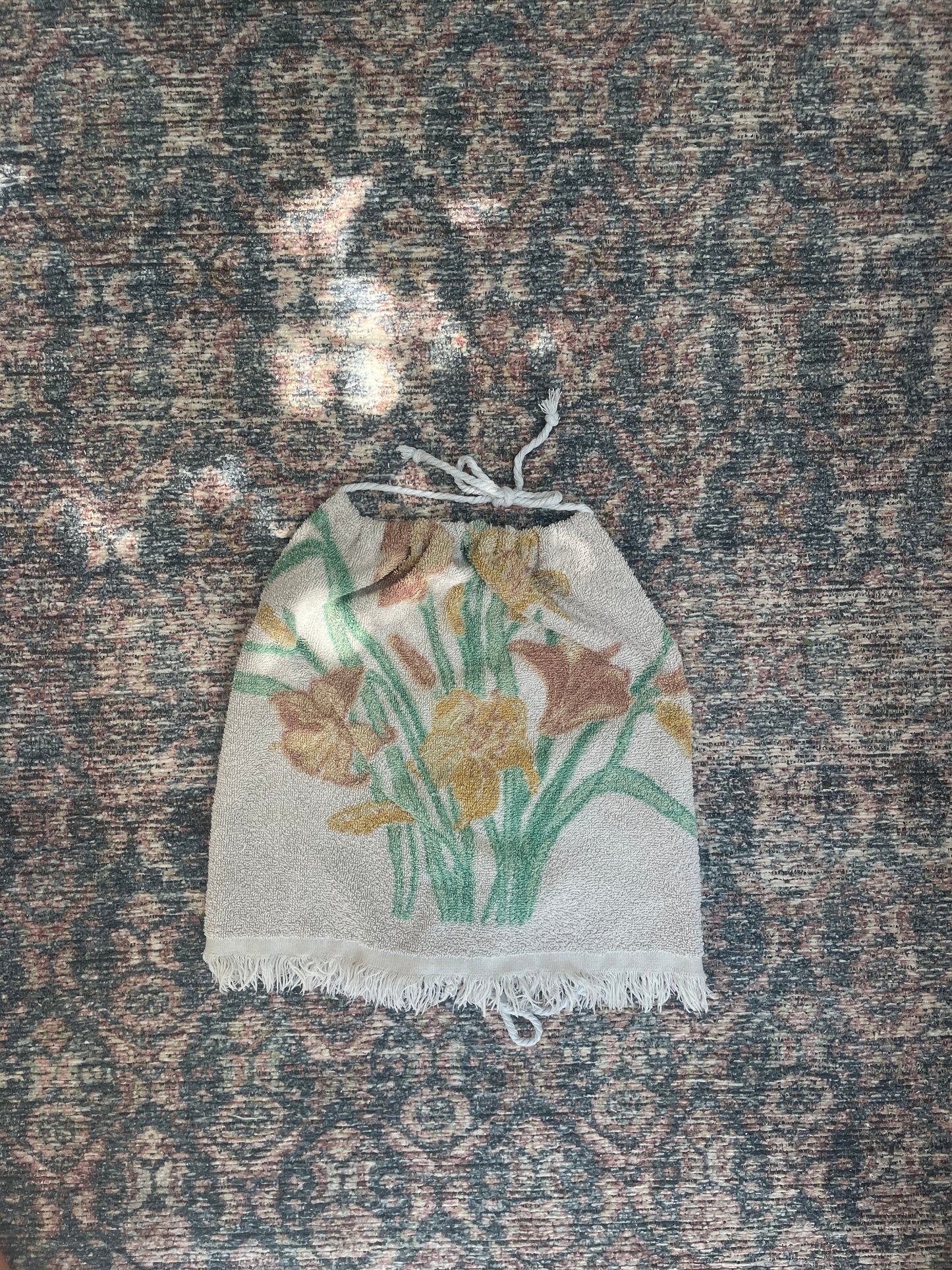 Towel top - Warm flower