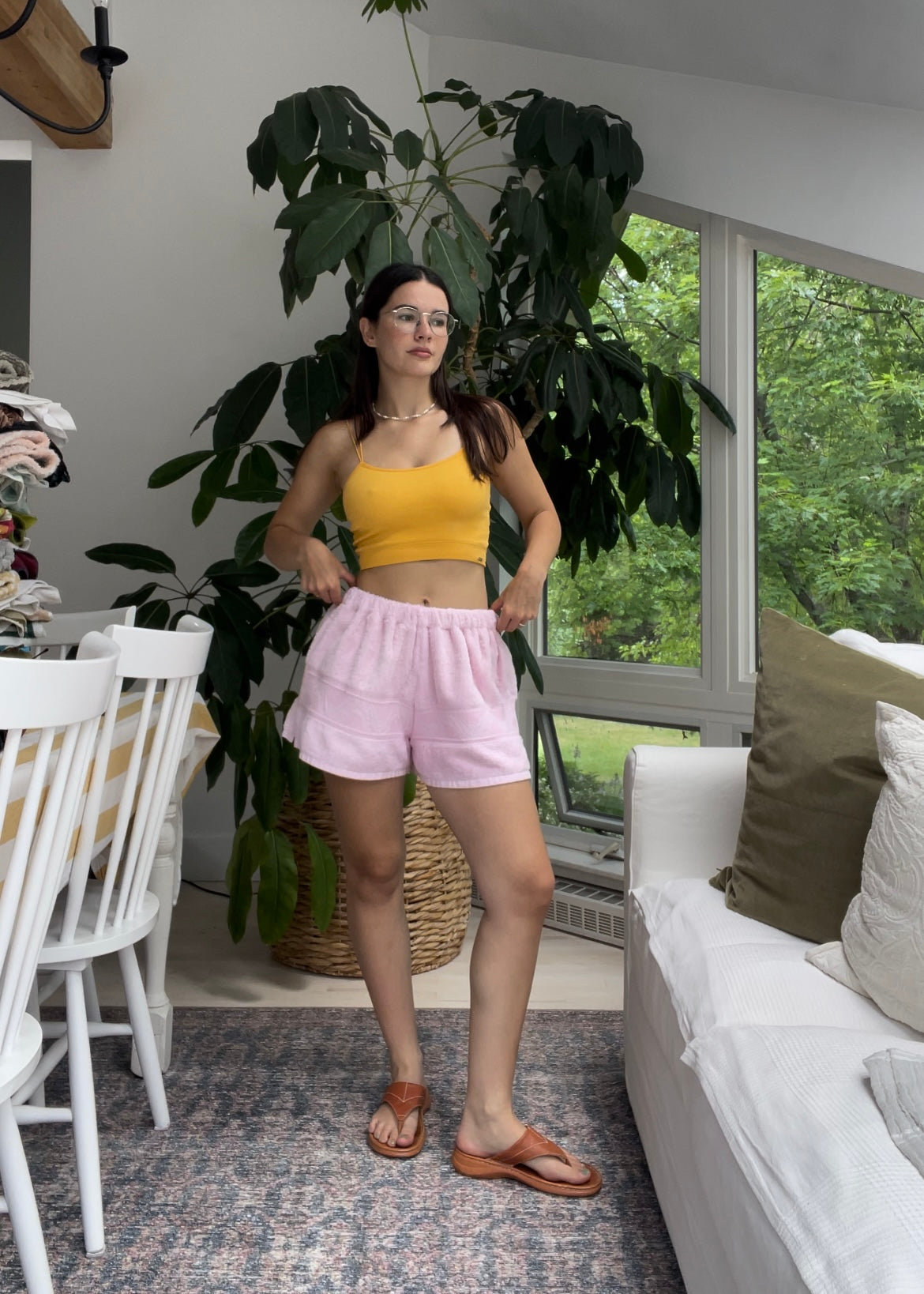 Towel short - Pink lady