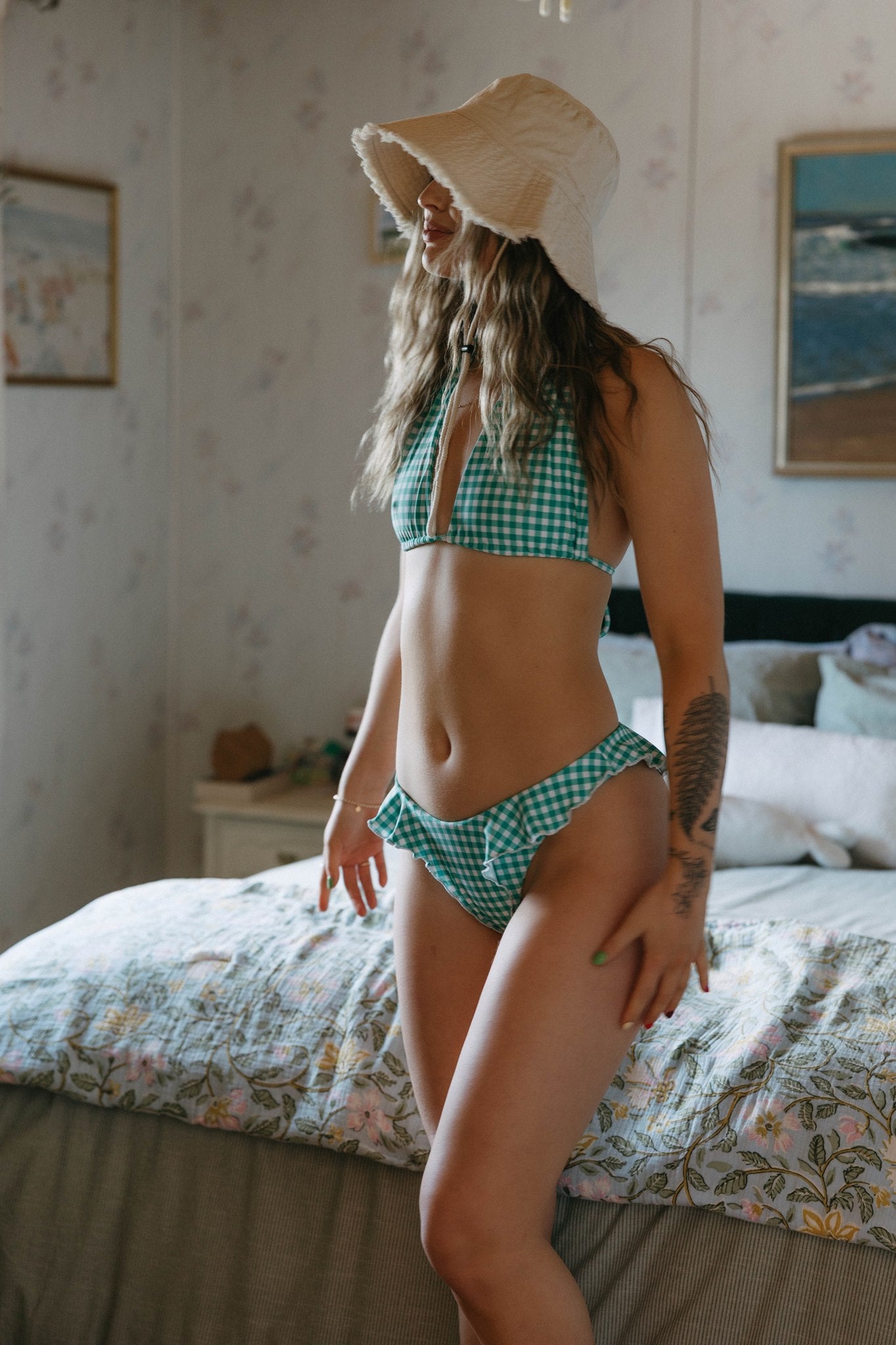 Sage bikini bottoms
