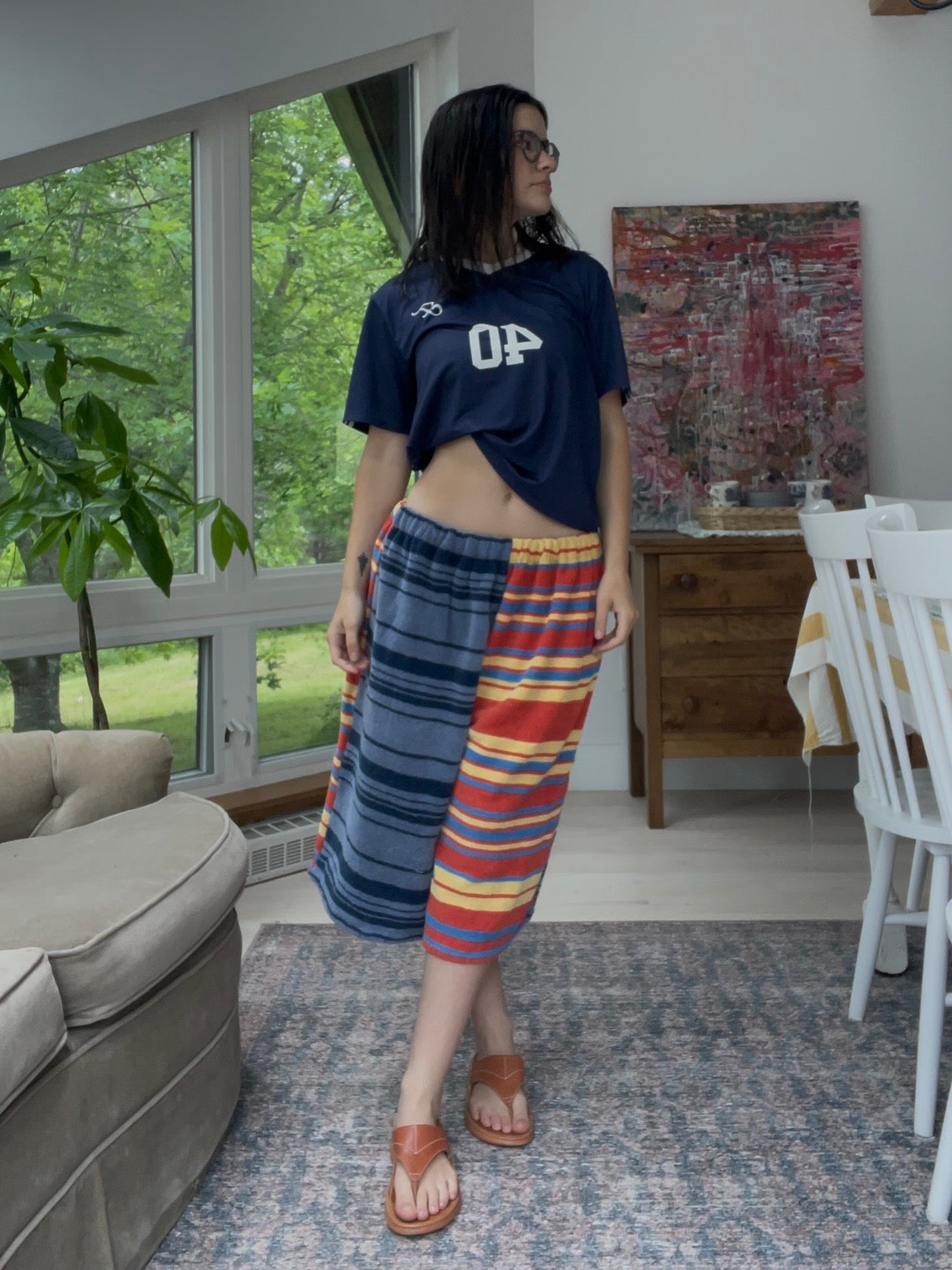 Towel short - Two tone