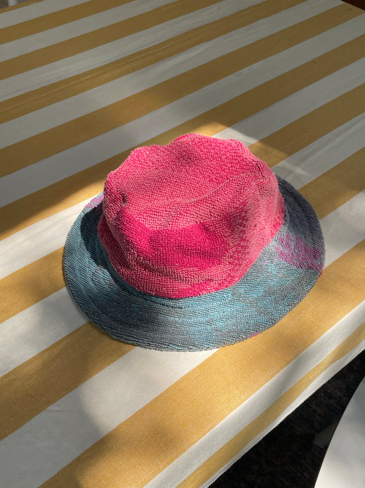Bucket hat - Pink + Blue