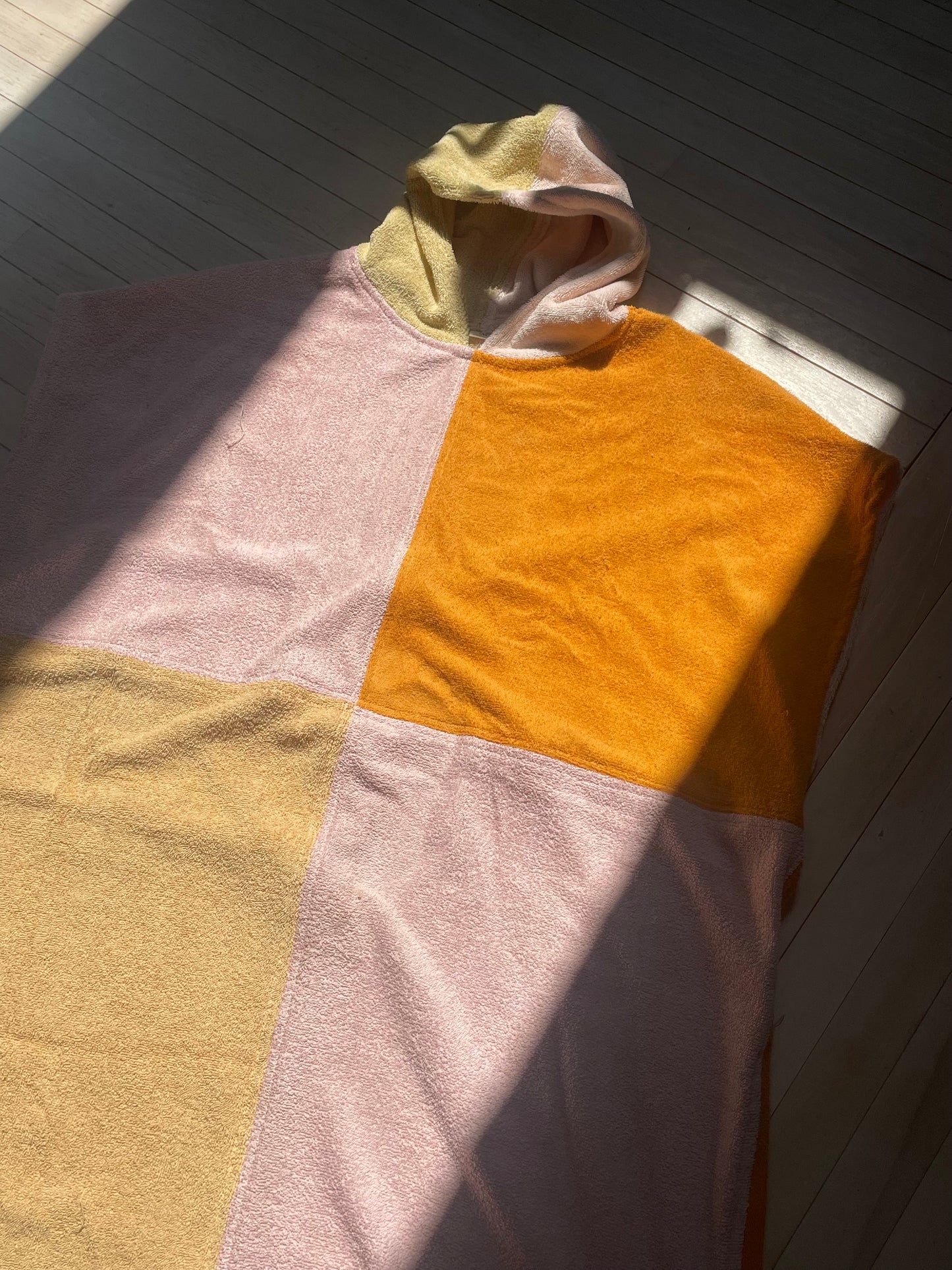 Towel poncho - sunset