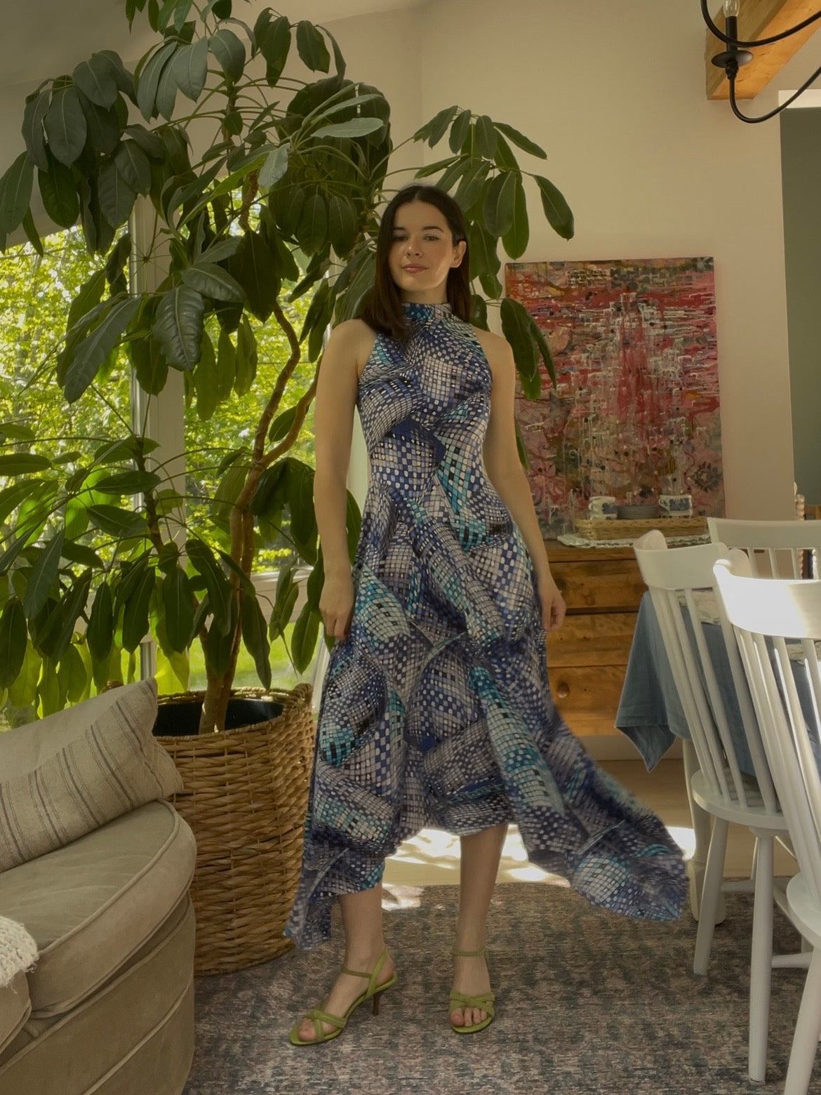 Groovy midi dress