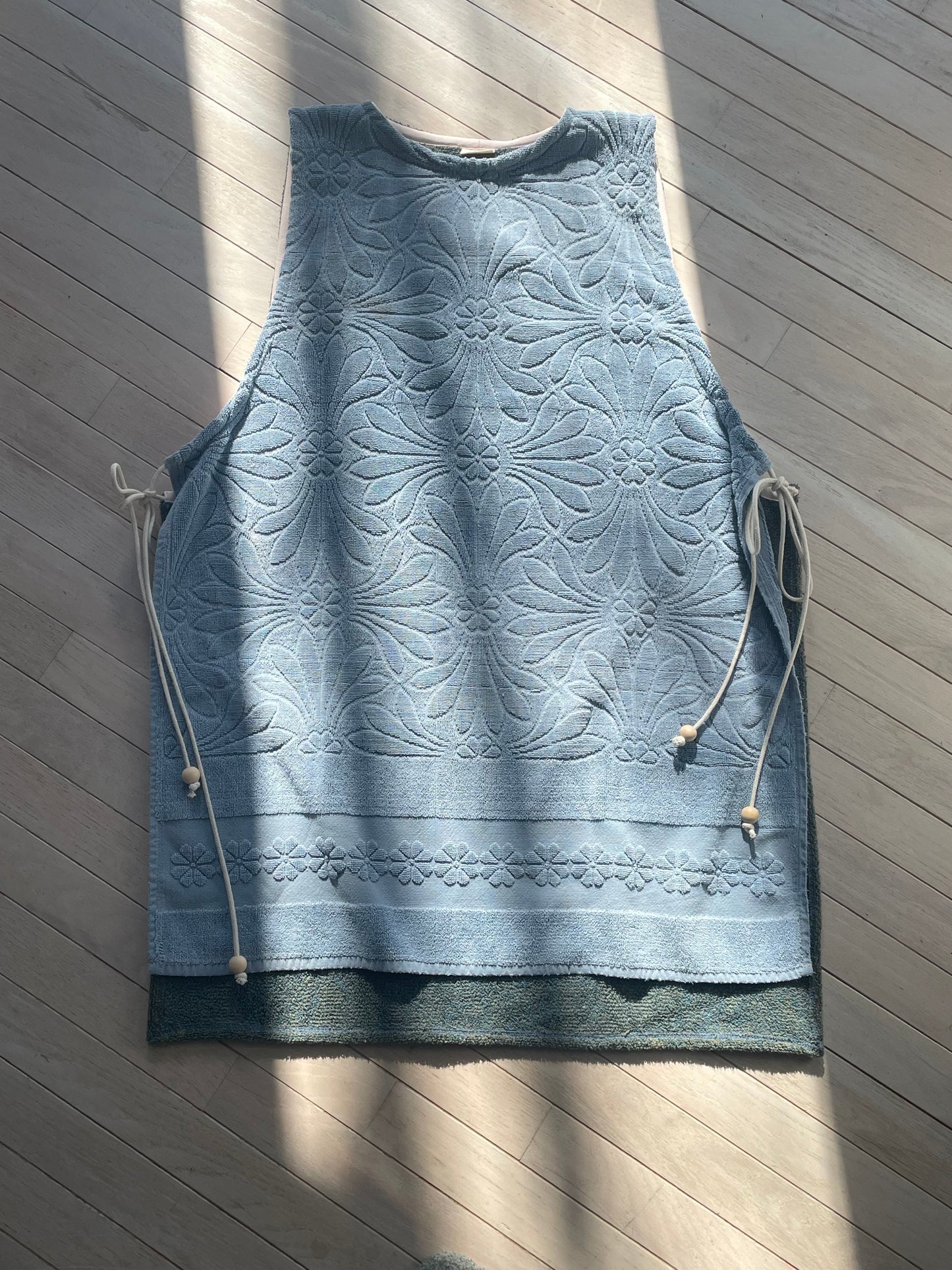 Towel coverup - Dusty blue