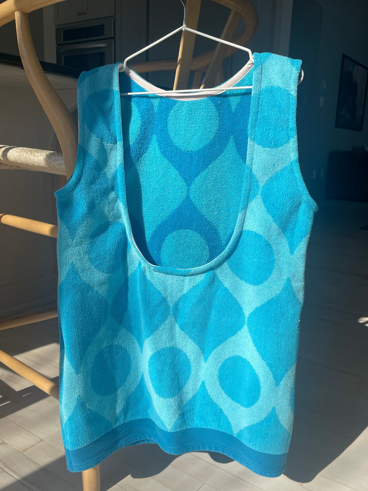 Towel dress - Blue wave
