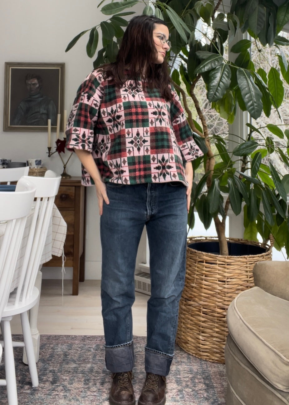 Blanket boxy tee