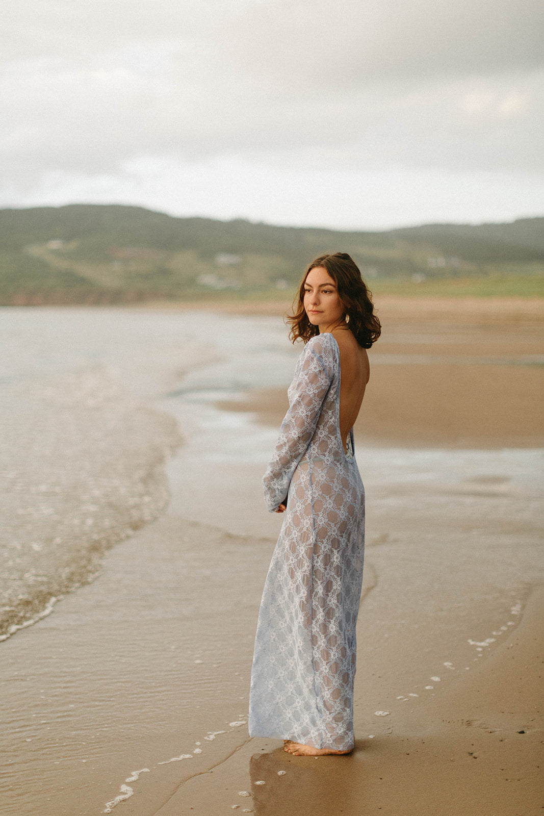 Blue lace maxi