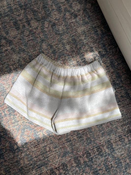 Towel short - Pastel stripe