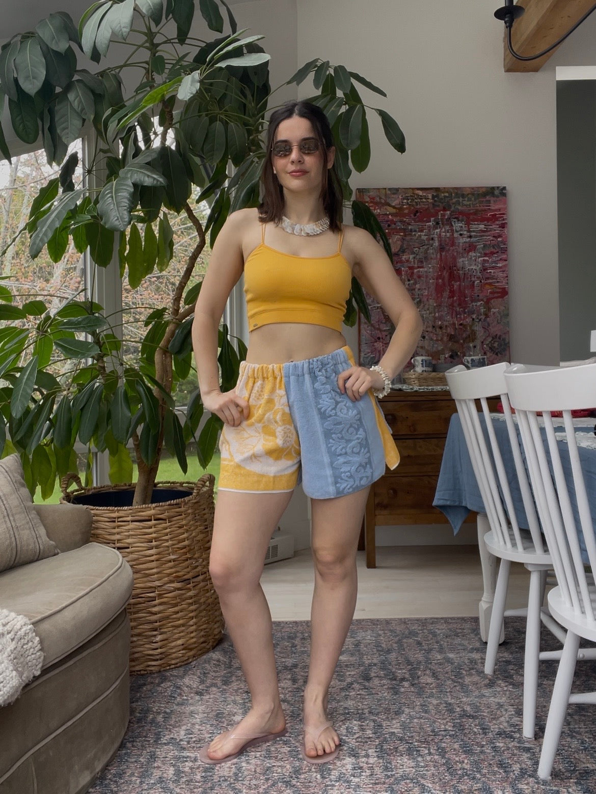 Towel short - Creamsicle