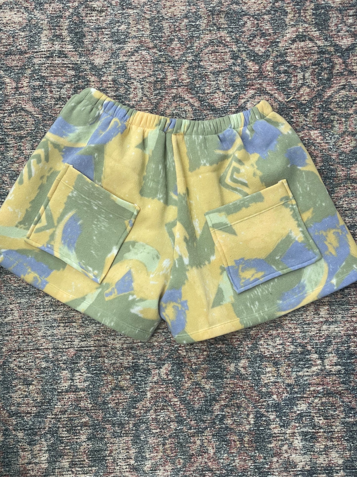 Fleece sweat-shorts