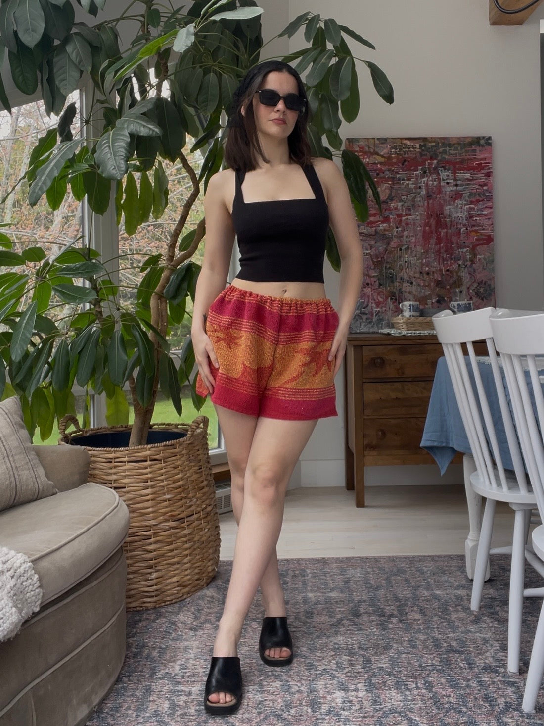 Towel short - Hibiscus