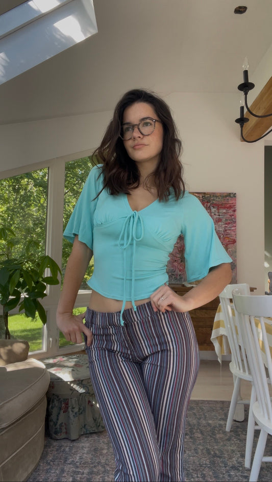 Aqua top for Olivia