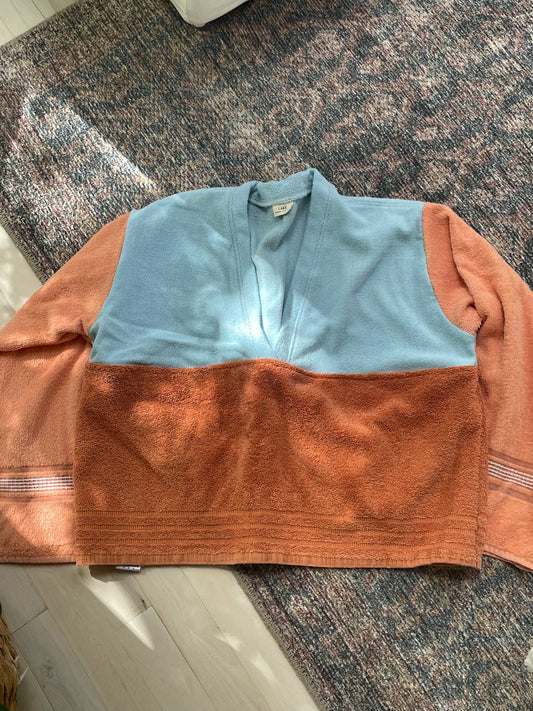 Towel football tee - Apricot
