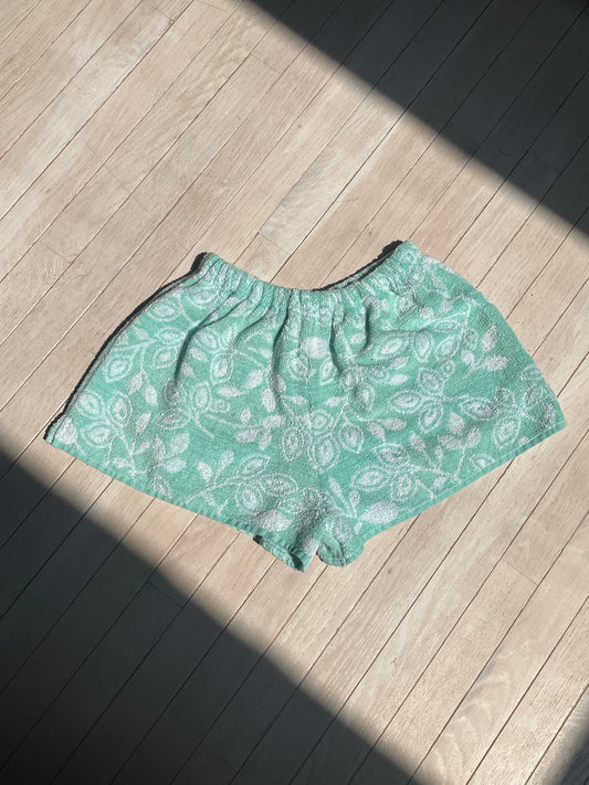 Towel short - turquoise