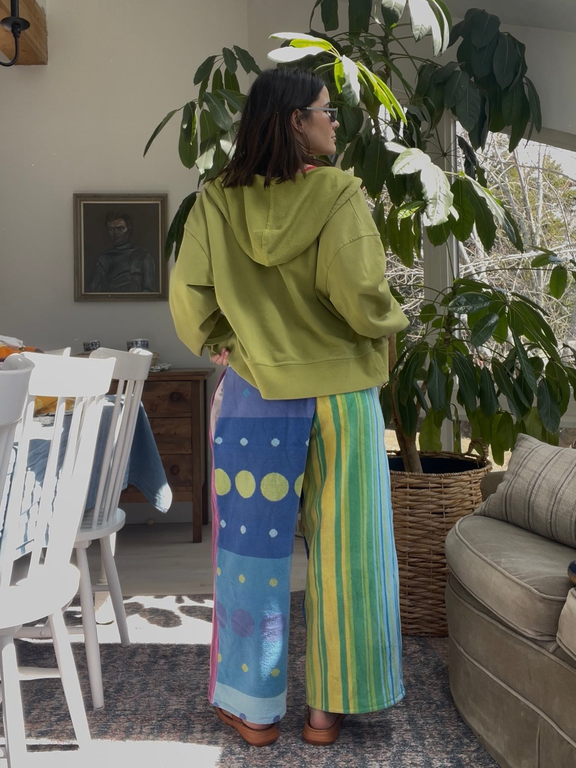 Towel pant - dolphin