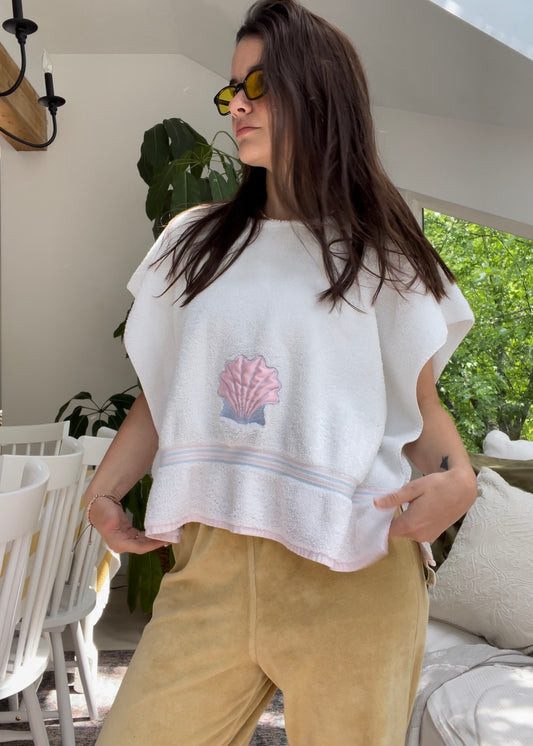 Towel poncho - Seashell