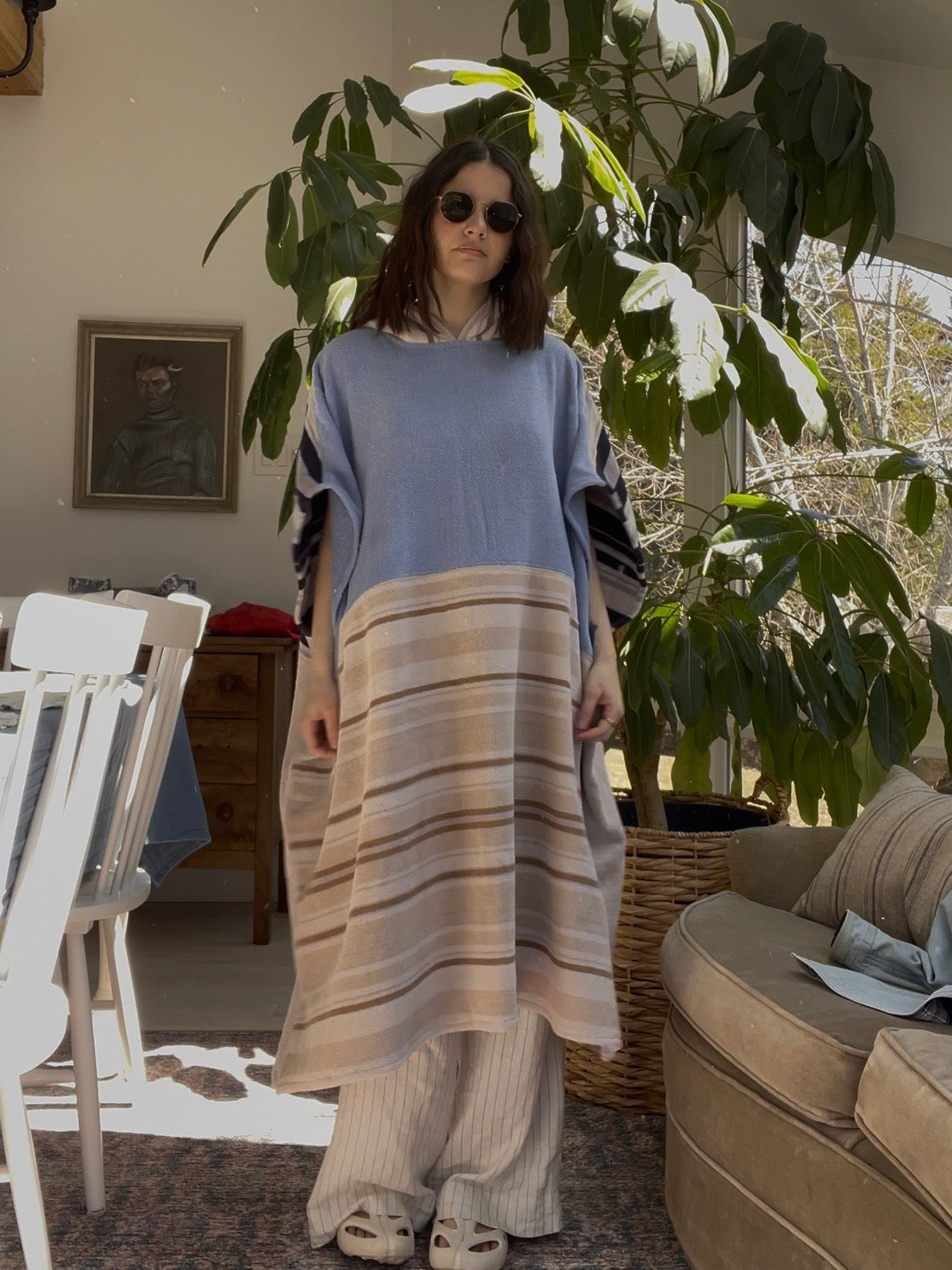 Towel poncho - Silvermist