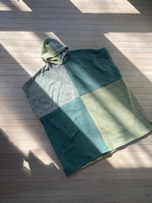 Towel poncho - Sage