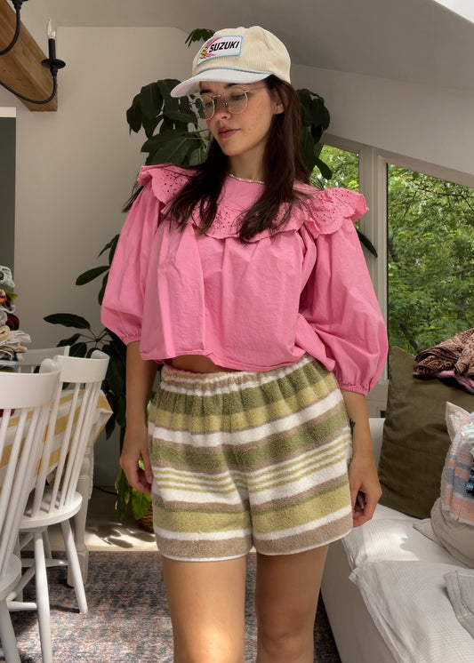 Towel short - Olive