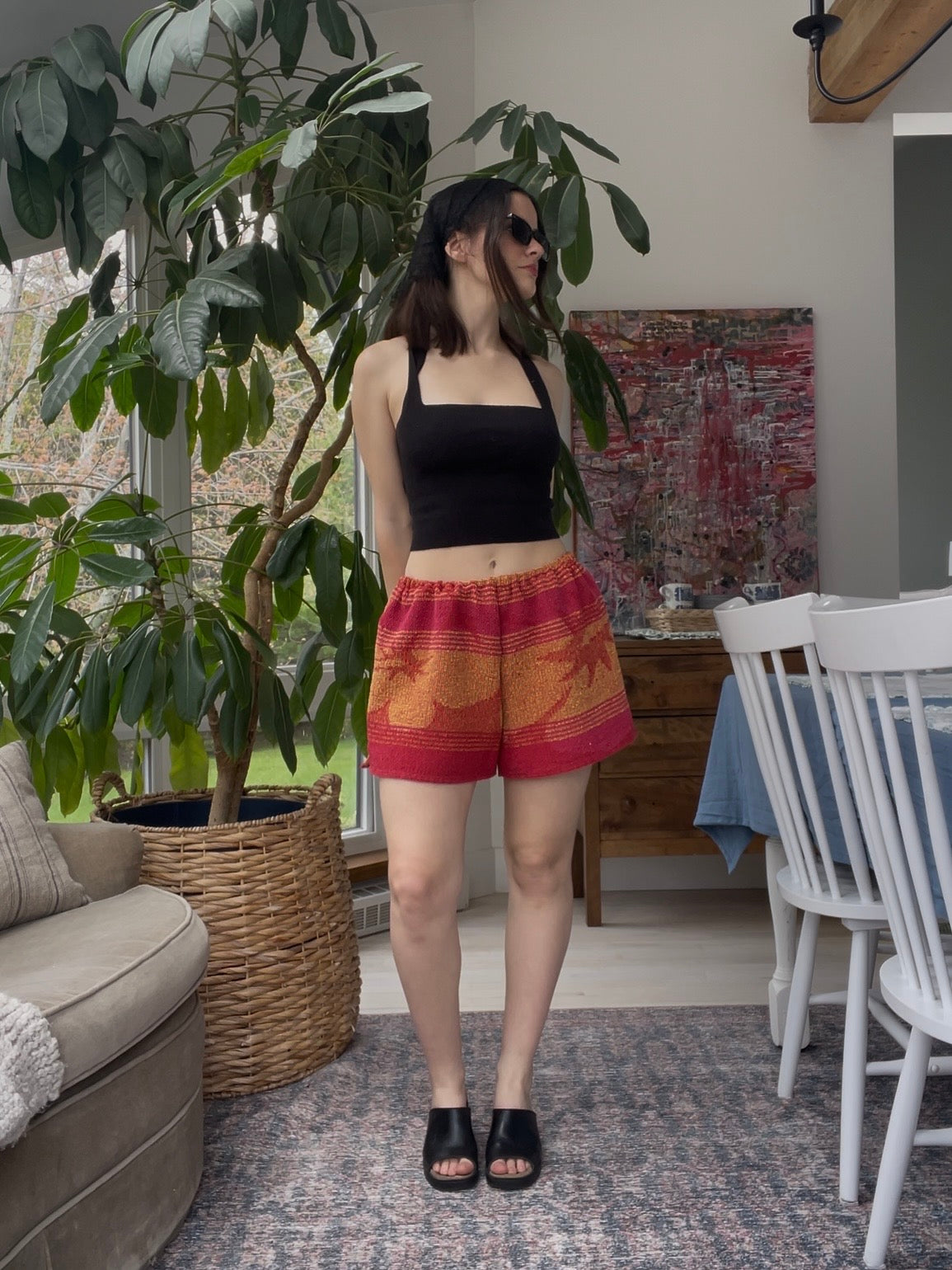 Towel short - Hibiscus