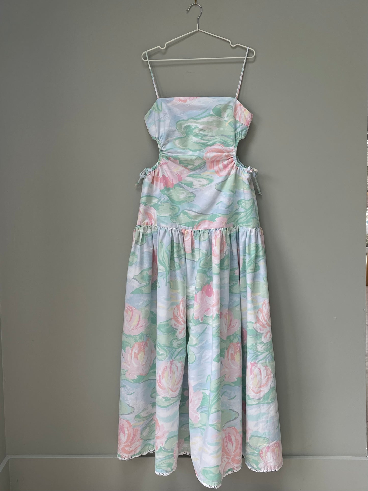 Water lily maxi dress