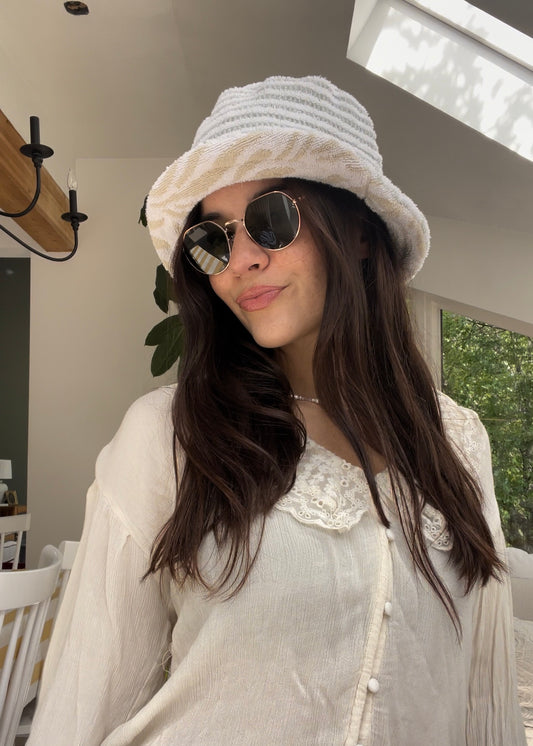 Towel bucket hat - spa day